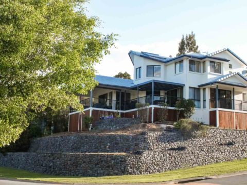 Modern Brisbane Queenslander home on platform